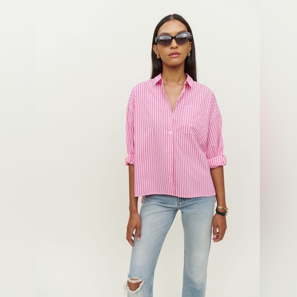 NWT REFORMATION ELINOR TOP - Picture 1 of 4
